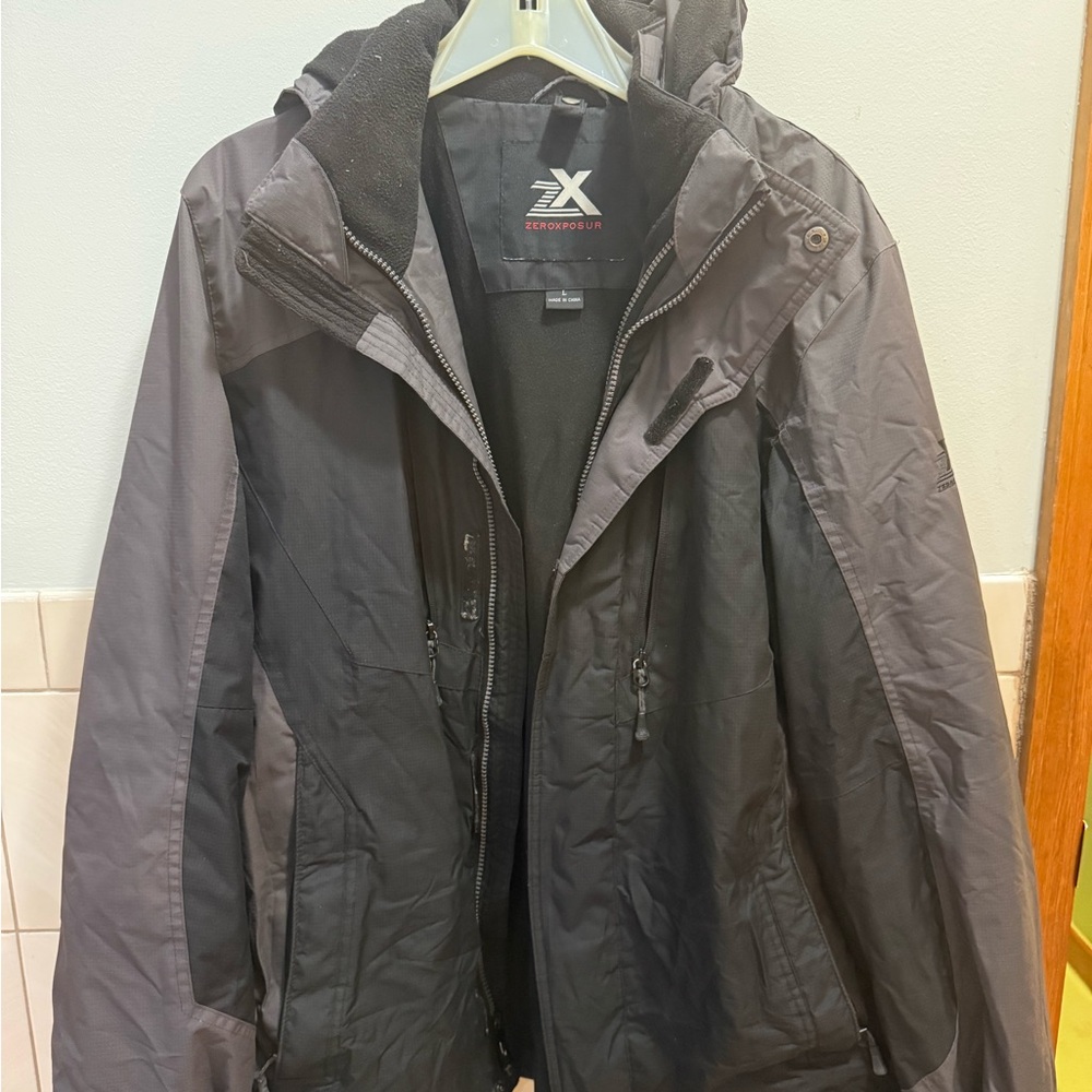 ZeroXposur Men's Charcoal Performance Jacket